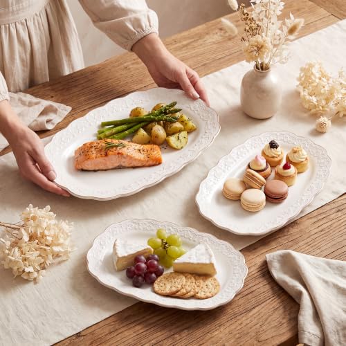 Ceramic Serving Platter Set (3 Count)