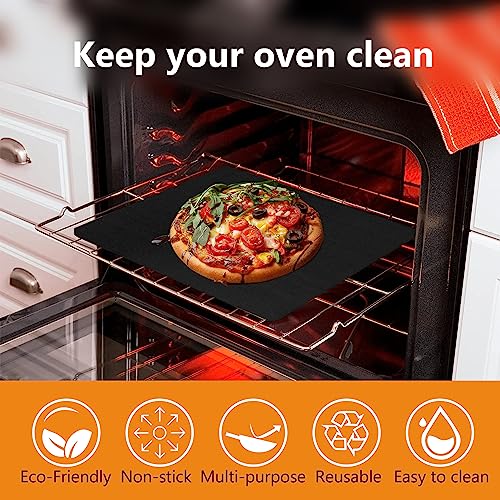 4 Pack Thickened Oven Liners for Bottom of Oven BPA & PFOA Free (4 Count)