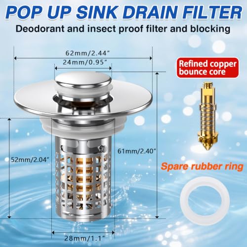 Sink Stopper Hair Catcher (2 Count)
