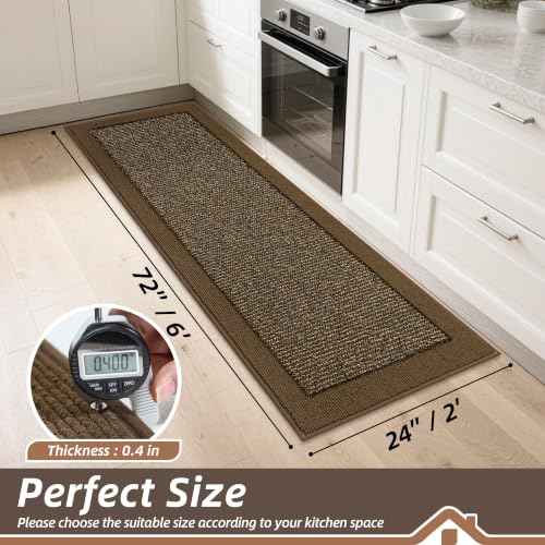 Kitchen Runner Rug 24"x72"