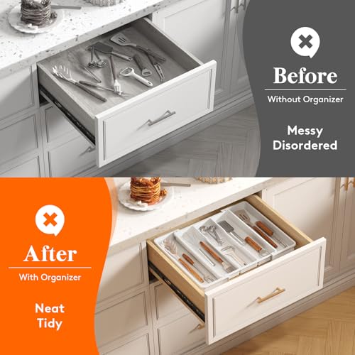 Utensil Organizer for Kitchen Drawers