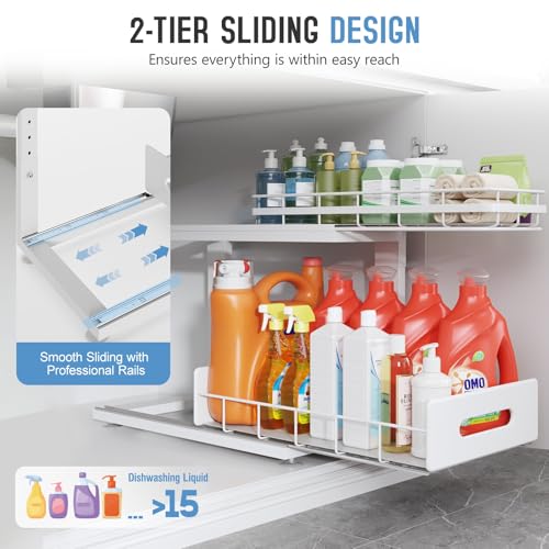 Under Sink Organizer Upgrade To Professional Rails