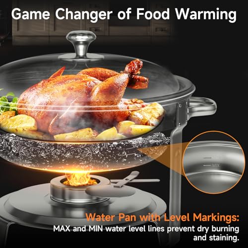 Chafing Dishes for Buffet (4 Count (5QT each))