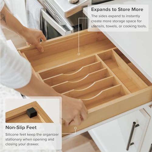 Silverware & Utensil Drawer Organizer