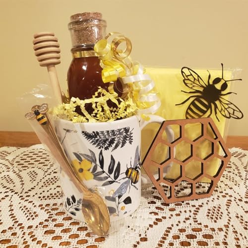 Wooden Honey Dipper Stick Collecting Dispensing Drizzling Jam Portable Wedding Party