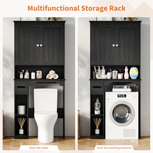 23.6 Inches Wide Toilet Rack with Over The Toilet Storage Cabinet