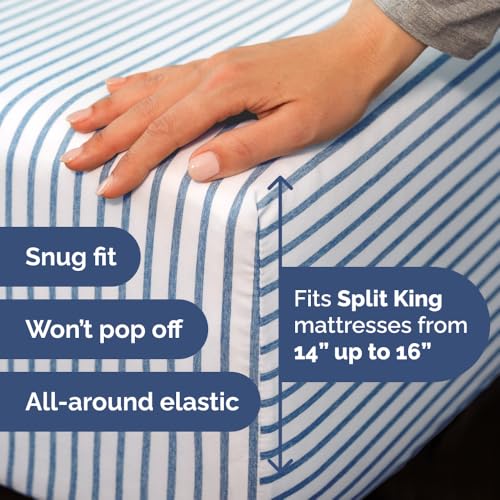 Flex Top Split Head King 4 Piece Sheet Set