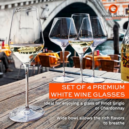 Quatrophil White Wine Glasses Crystal (4 Count)