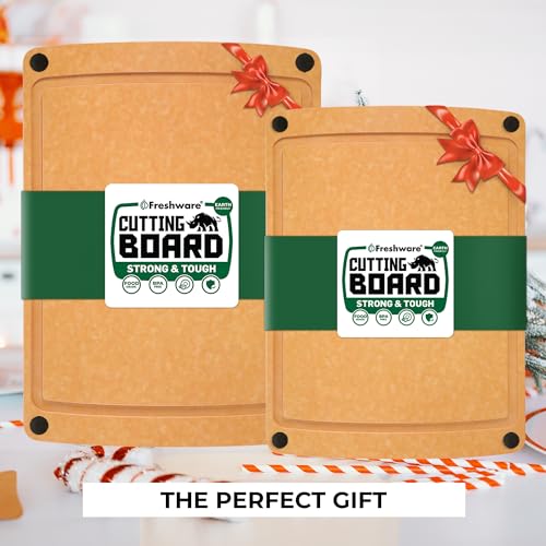Wood Cutting Boards for Kitchen (2 Count)