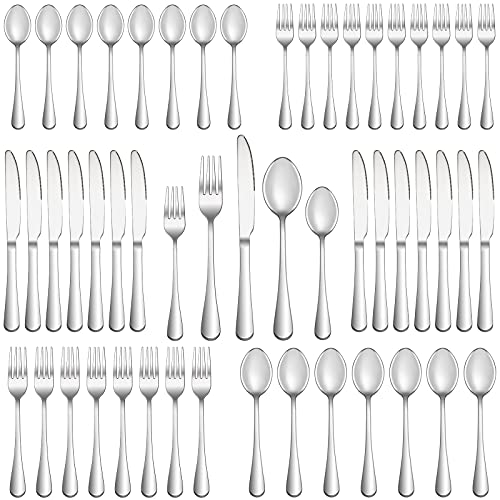 60 Piece Silverware Set Service for 12 (60 Count)