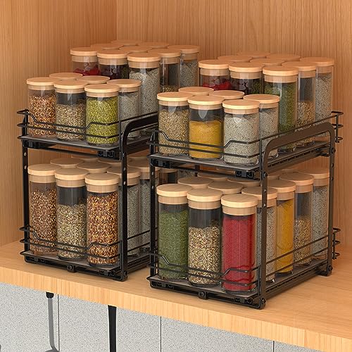 Spice Rack Pull Out Spice Racks Organizer for Cabinet