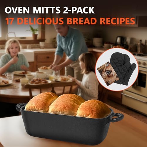 Cast Iron Loaf Pan 9.5x5 Inch