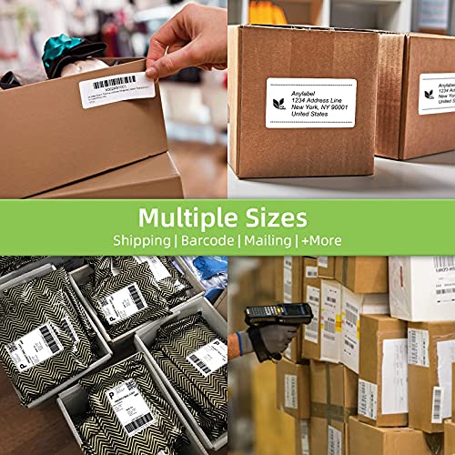 4"x 6" Multipurpose Direct Thermal Labels 3" Core Compatible for Zebra Industrial Printers Adhesive & Perforated (2000 Count)