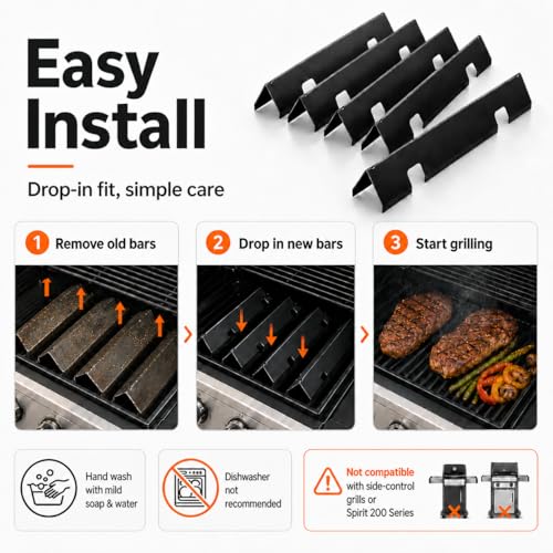 67046 Flavorizer Bars for Weber Spirit 300