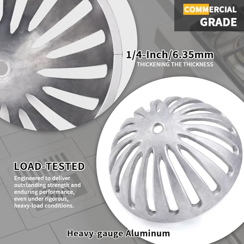 Aluminum Floor Drain Cover (10 Count)