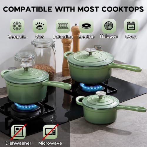 1QT & 2QT & 3QT Saucepan with Lid