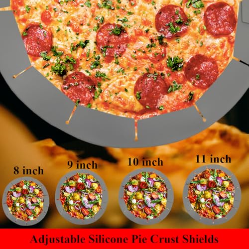 Adjustable Pie Crust Shields