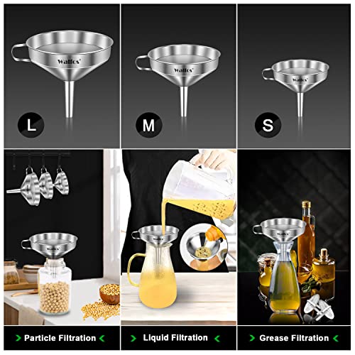 Stainless Steel Funnel (3 Count)
