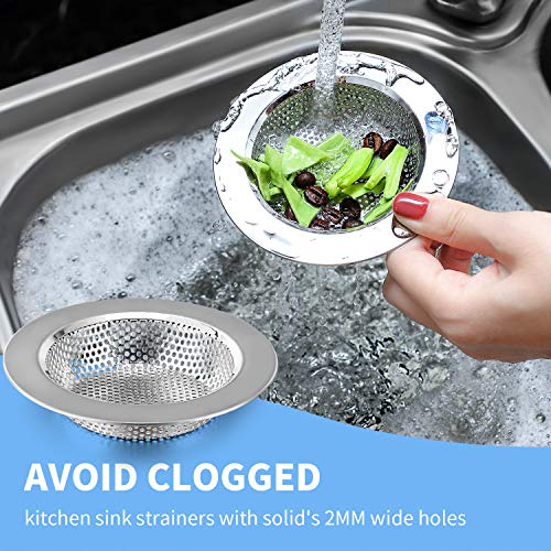 3 Pcs Sink Plug Stopper Disposal Drain Strainer (3 Count)