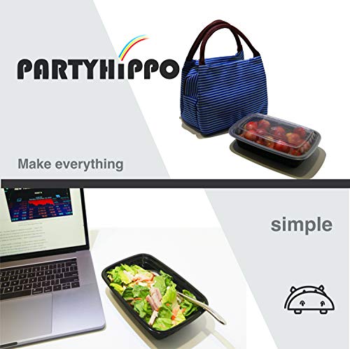 Small Meal Prep Containers Single Lids (25 Count)