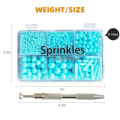 Blue Mix Sugar Sprinkles (4.16 Ounce)