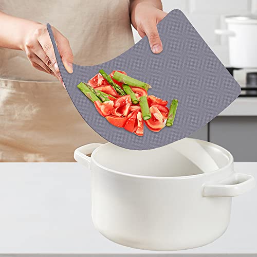 Small Flexible Plastic Cutting Boards for Kitchen Set of 3 (3 Count)