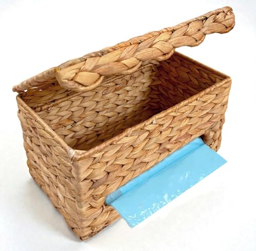 Trash Bag Holder with Scalloped Lid 13