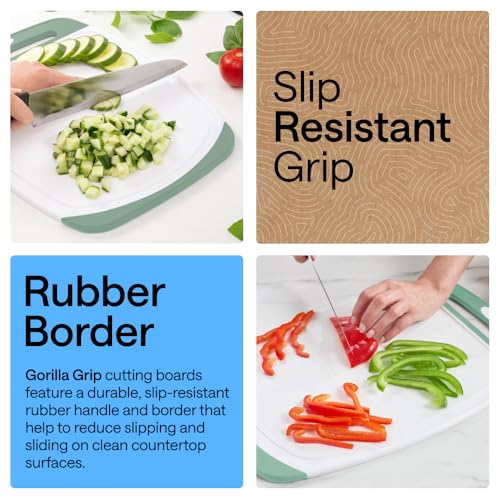 BPA Free Reversible Kitchen Cutting Board (3 Count)