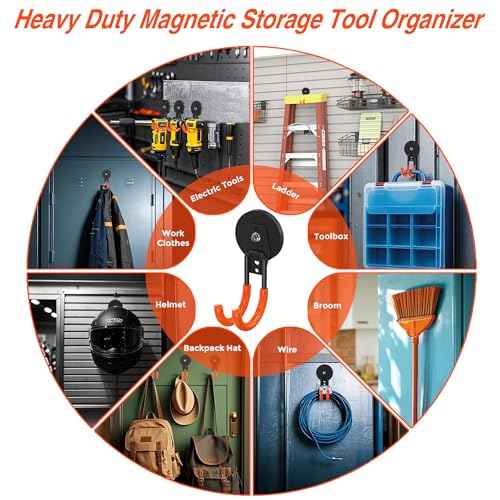Strong Magnetic Hooks Heavy Duty (2 Count)