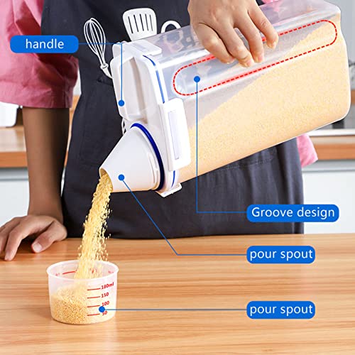 2 Pcs 5.5 LB Rice Storage Container (2 Count)