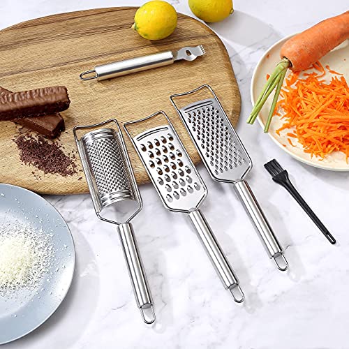 Stainless Steel Cheese Grater Set