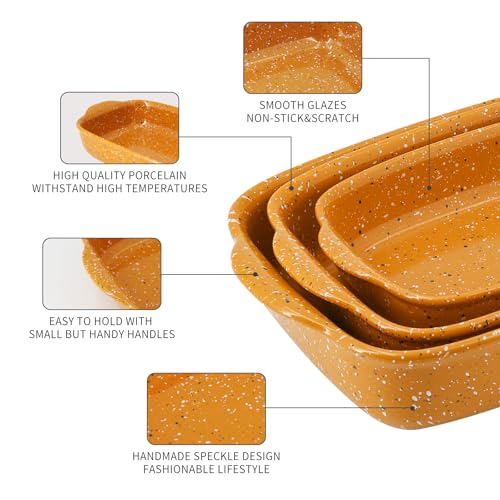 Ceramic Baking Dish Set of 3