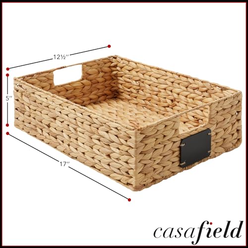 Set of 4 Water Hyacinth Pantry Baskets (4 Count)