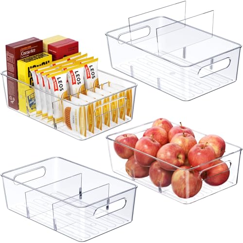4 Pack Pantry Organizers and Storage (4 Count)