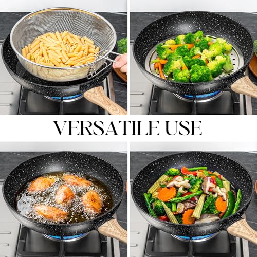 12 Inch Wok Set (4 Count)