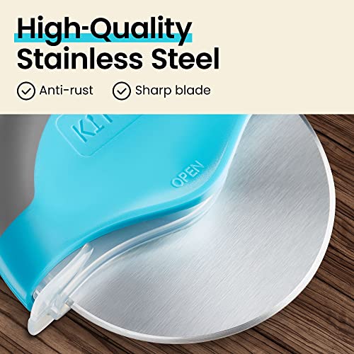 Pizza Cutter Wheel with Protective Blade Cover