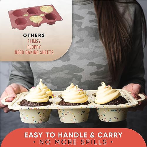 Confetti Silicone Jumbo Muffin Pan