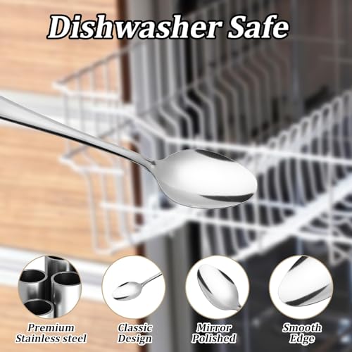 Windsor 96 Pcs Stainless Steel Dinner Spoons (96 Count)