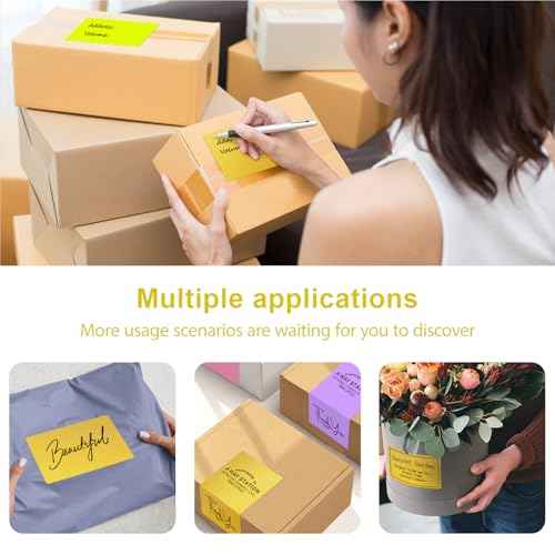 3 X 5 Inch Printable Waterproof Rectangle Color Coding Labels