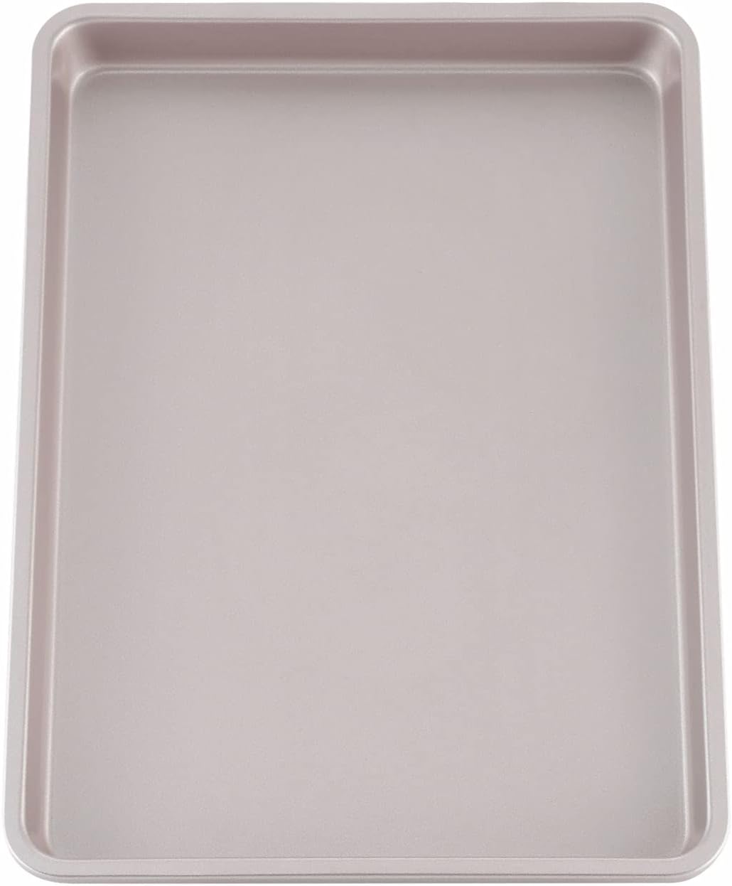 CHEFMADE 13-Inch Rimmed Baking Pan, Non-Stick Carbon Steel Cookie Sheet Pan for Oven Roasting Meat Bread Jelly Roll Battenberg Pizzas Pastries 9.7" x 13.6" x 1" (Champagne Gold) - Culinary Roots