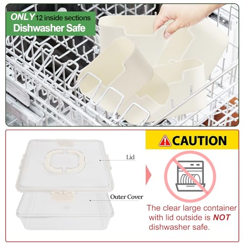 Large Snackle Box Snack Containers with Lids (2 Count)