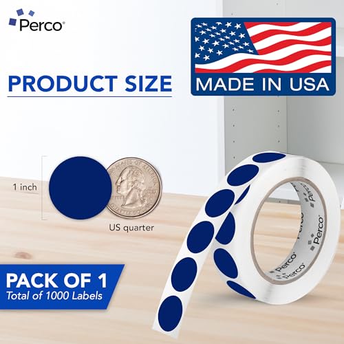 Dark Blue Round Circle Dot Sticker 1