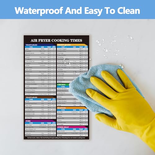 Air Fryer Magnet Cheat Sheet Set (2 Count)