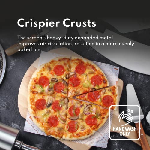 Restaurant Grade Seamless Aluminum Pizza Baking Screen