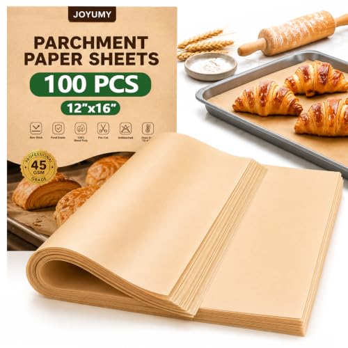 100 PCS Parchment Paper Baking Sheets (100 Count)