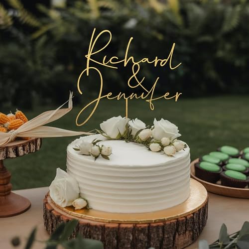 Personalized Wedding Cake Topper