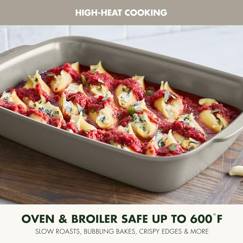 Premiere Ovenware Healthy Ceramic Nonstick 13" x 9" Rectangular Baking Pan