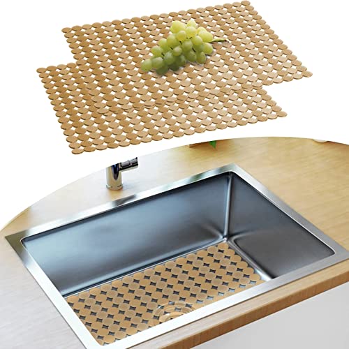2Pack Adjustable Sink Protector Mats