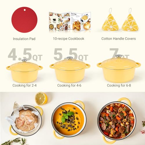 Enameled Cast Iron Dutch Oven