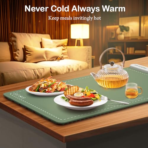 3 Pack Silicone Food Warming Mat & Food Warmers for Parties Buffet (16 Ounce)